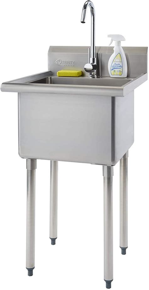 tuscany stainless steel utility sink cabinet kit reviews|best utility sink 2024.